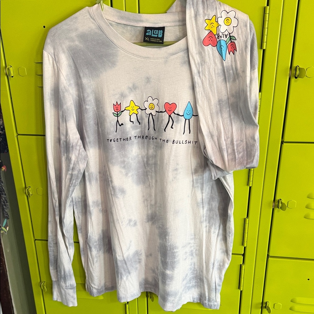 ALB Graphic blue Long Sleeve Tee